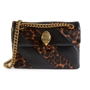Kurt Geiger Black and Brown Crossbody Bag